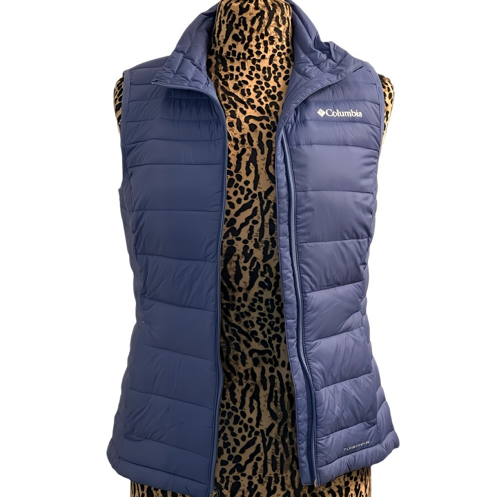Columbia Blue Puffer Vest